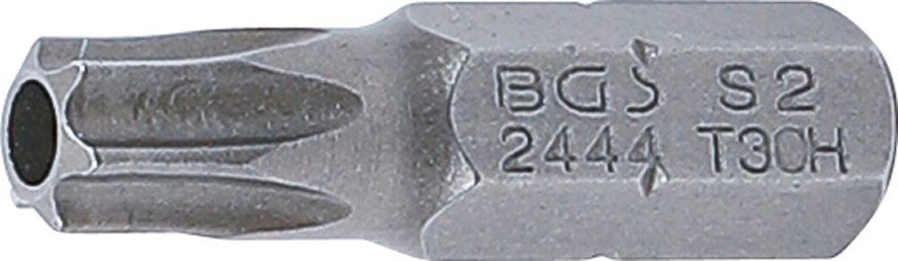 Produktbild BGS Bit Länge 25 mm T30 Antrieb Außensechskant 6,3 mm 1/4 Zoll