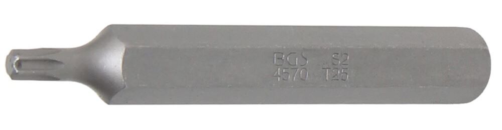 Produktbild BGS Bit T25 Länge 75 mm Antrieb Außensechskant 10 mm 3/8 Zoll T-Profil