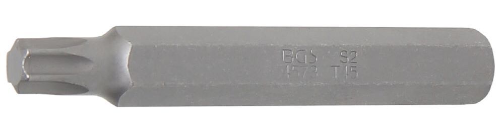 Produktbild BGS Bit T45 Länge 75 mm Antrieb Außensechskant 10 mm 3/8 Zoll T-Profil