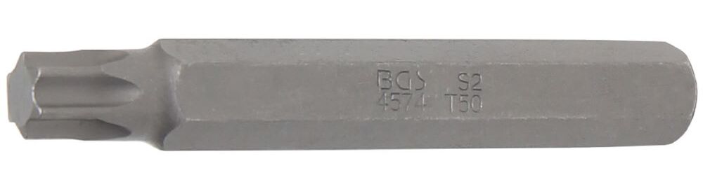 Produktbild BGS Bit T50 Länge 75 mm Antrieb Außensechskant 10 mm 3/8 Zoll T-Profil