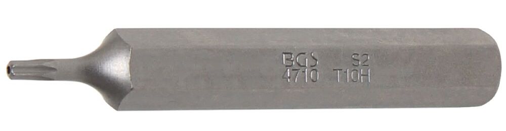 Produktbild BGS Bit T10 Länge 75 mm Antrieb Außensechskant 10 mm 3/8 Zoll T-Profil