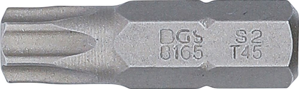 Produktbild Bit Länge 30 mm Torx T45 Antrieb Außensechskant 8 mm 5/16 Zoll bild 2