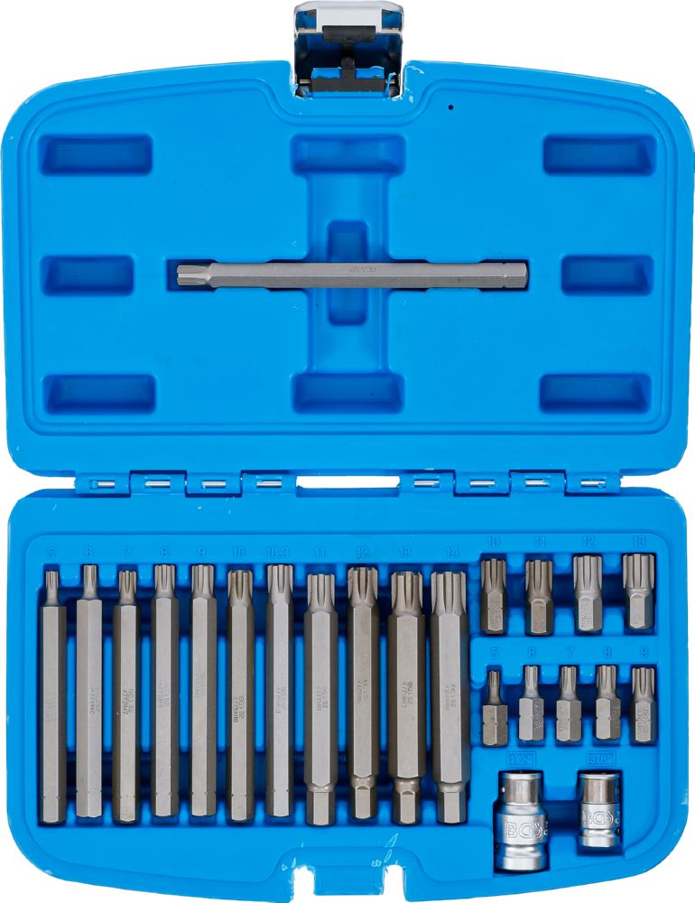Produktbild Bit Satz Antrieb Außensechskant 3/8 Zoll Keil Profil 22 teilig bild 4