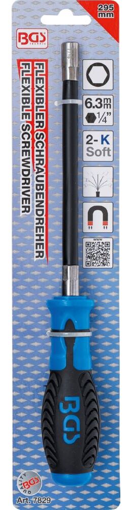 Produktbild Bit-Schraubendreher für Bits flexiblem Schaft Abtrieb Innensechskant 1/2 Zoll bild 3