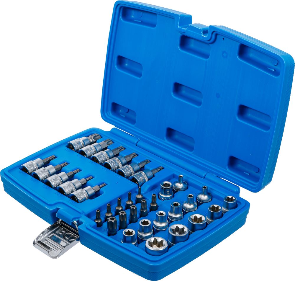 Produktbild BGS Bit und Steckschlüsseleinsatz Satz 10 mm 3/8 Zoll T-Profil 34 Teilig bild 3