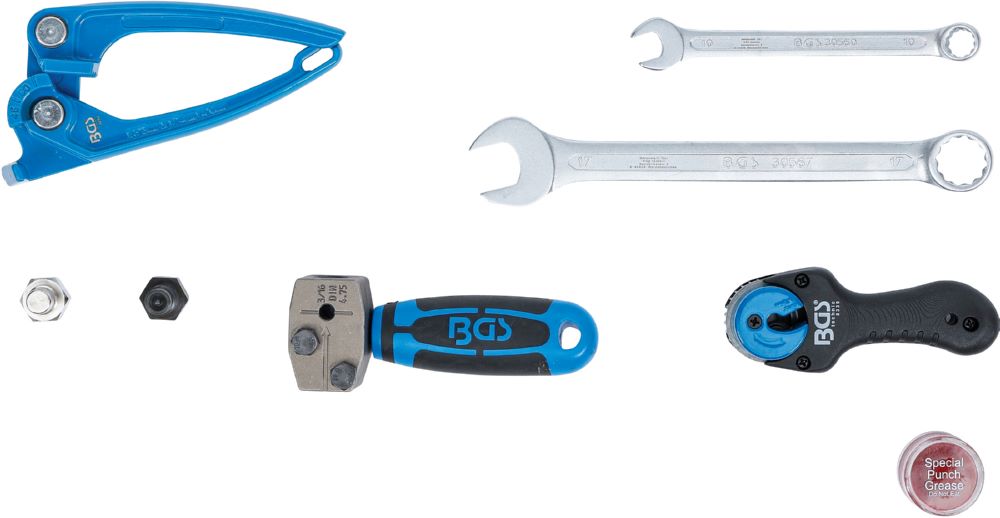 Produktbild BGS Bördel-, Biege- & Trenn-Werkzeug Satz für 4,75 mm 3/16 Zoll Bremsleitungen bild 6