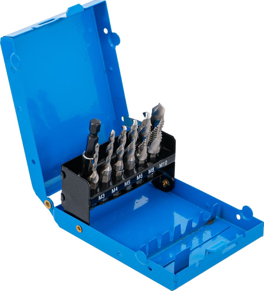 Produktbild Bohrer-/ Gewindeschneider-Satz HSS-G 7 teilig bild 2