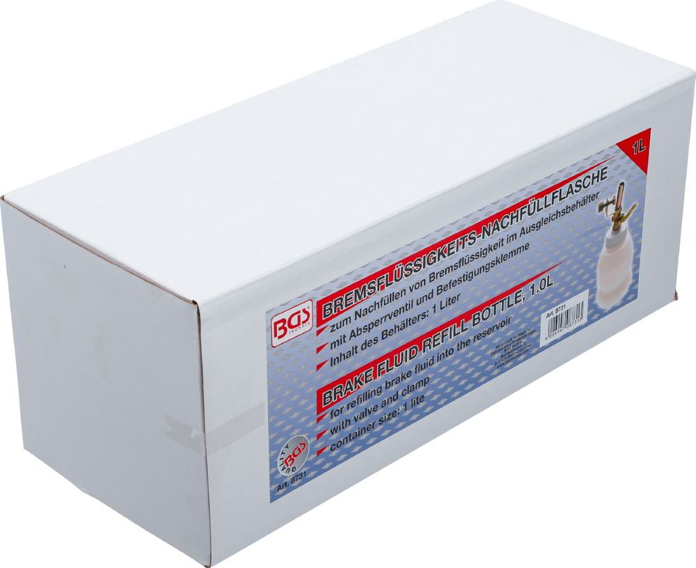 Produktbild BGS Bremsflüssigkeits Nachfüllflasche 1 liter bild 4