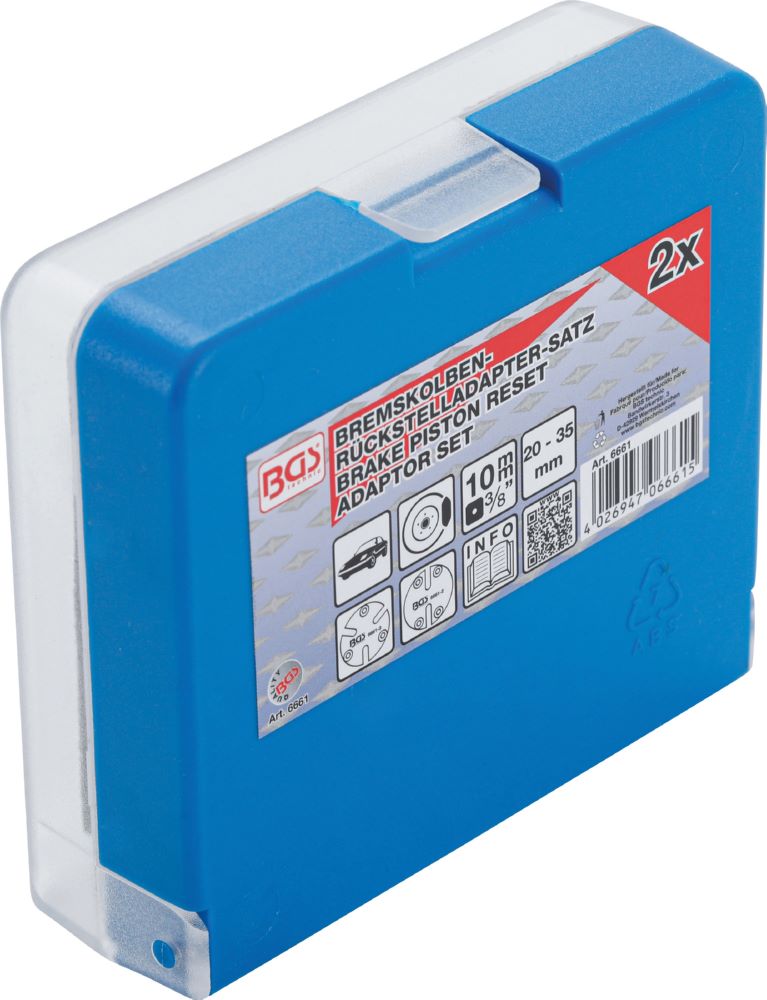 Produktbild BGS Bremskolben Rückstelladapter Satz universal mit 2 & 3 Stiften 2 teilig bild 6