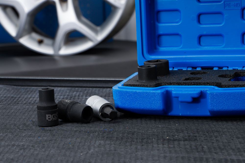 Produktbild BGS Bremssattel Spezial Einsätze 5-Kant Pentagon 5 teilig bild 2