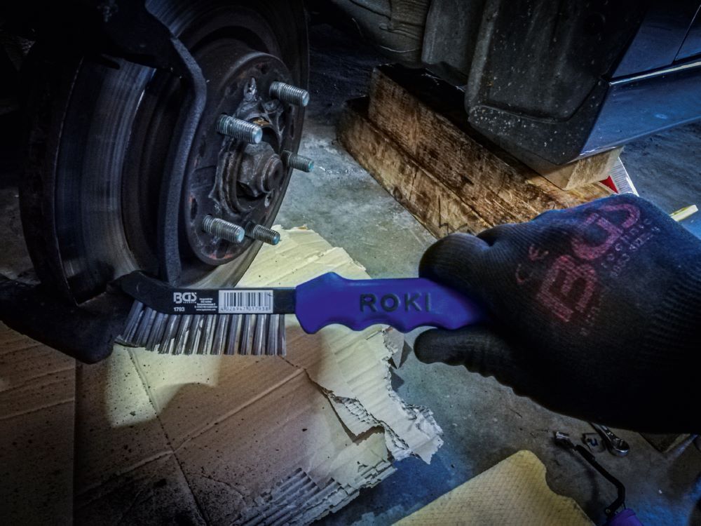 Produktbild BGS Bremssattelbürste gebogen 230 mm bild 3