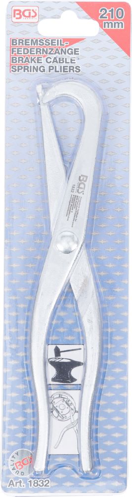 Produktbild BGS Bremsseil Federnzange 210 mm bild 4