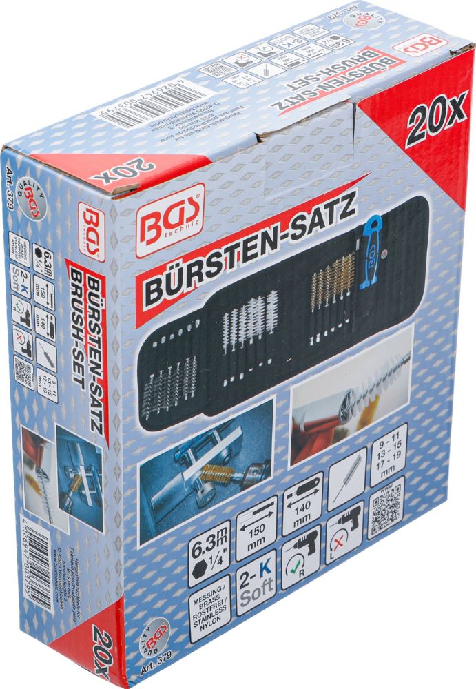 Produktbild Bürsten Satz 20 teilig bild 7