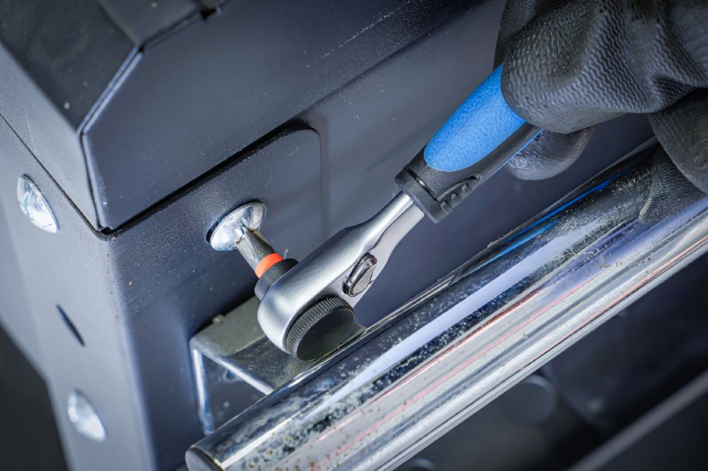 Produktbild Color Bit Satz mit Bit-Knarre Antrieb Außensechskant 6,3 mm 1/4 Zoll 43 teilig bild 4