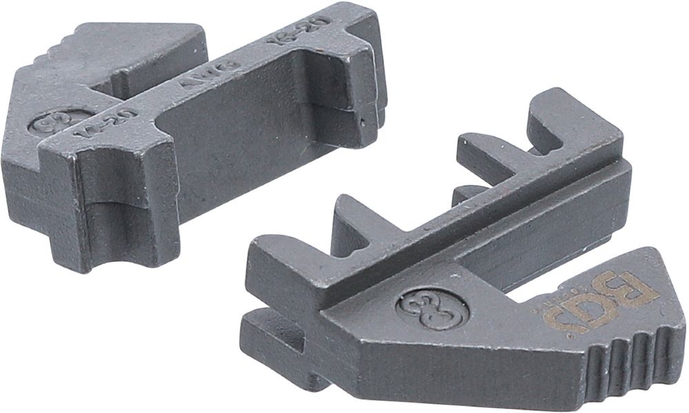 Produktbild BGS Crimpbacken für abgewinkelte nichtisolierte Stecker für Artikel 1410, 1411, 1412