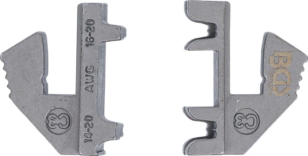 Produktbild BGS Crimpbacken für abgewinkelte nichtisolierte Stecker für Artikel 1410, 1411, 1412 bild 3