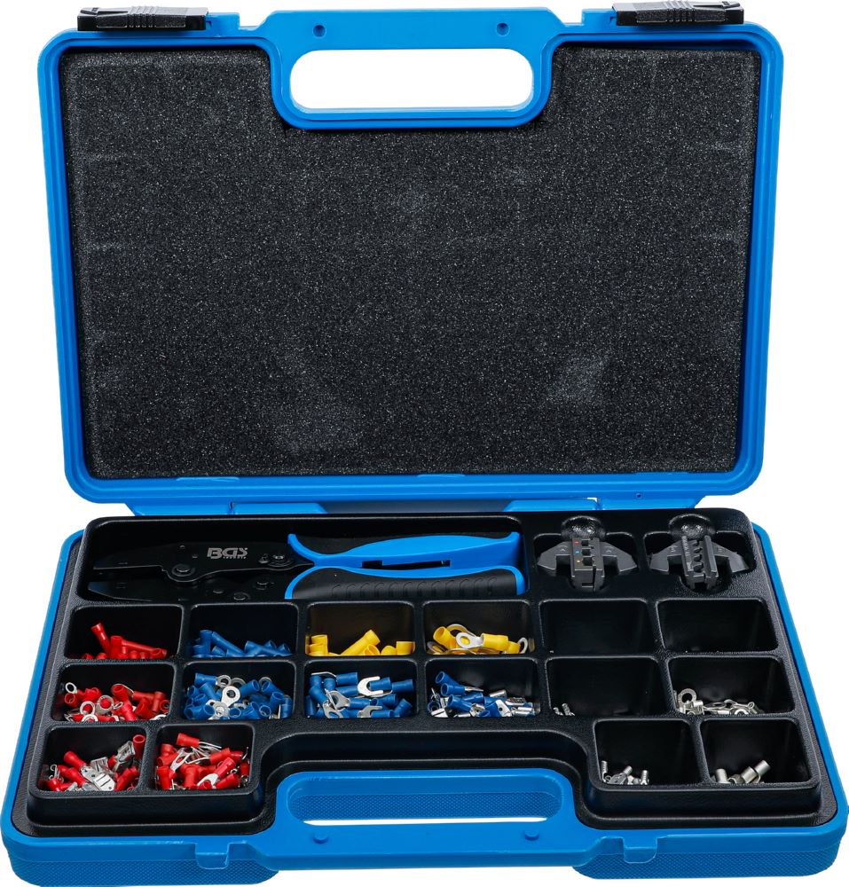 Produktbild BGS Crimpzangen Satz mit 2 Paar Backen mit Kabelschuh Sortiment 1000 teilig bild 5