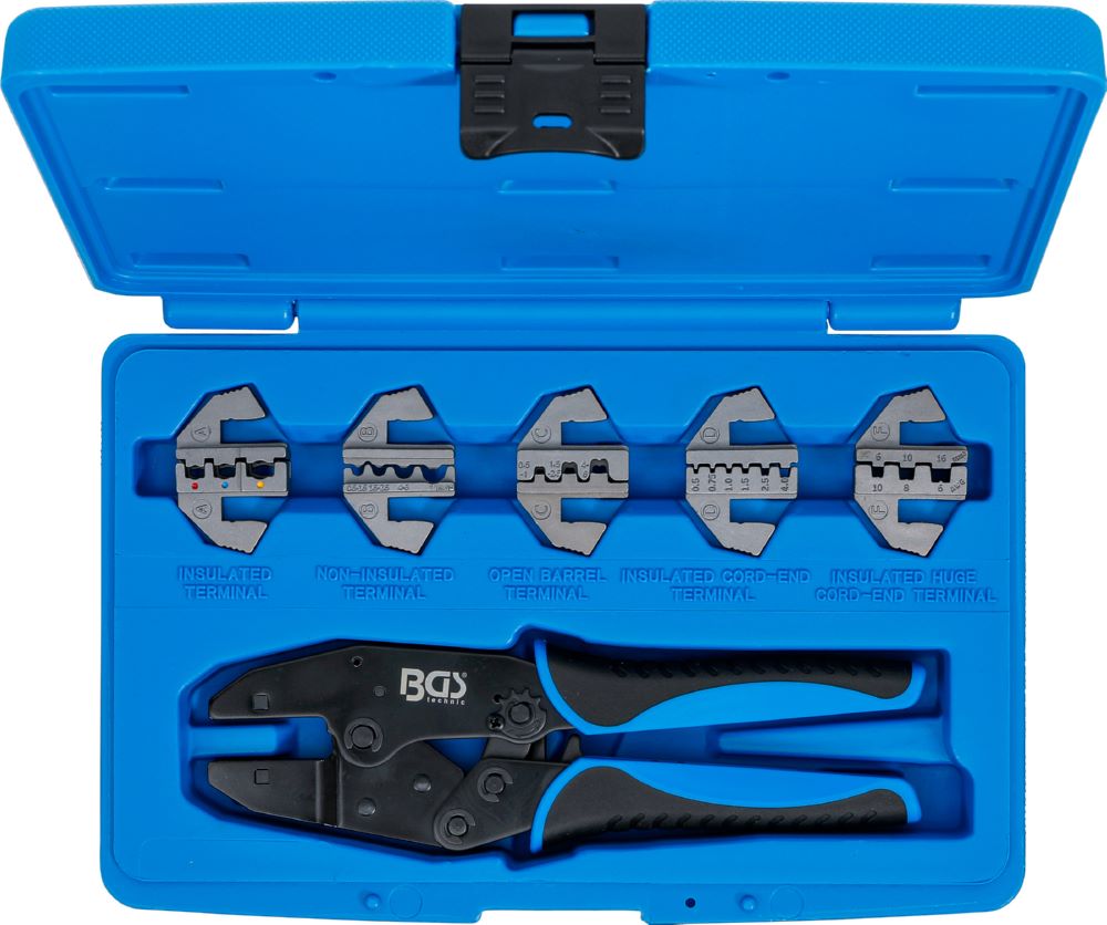 Produktbild BGS Crimpzangen Satz mit 5 Paar Backen bild 4