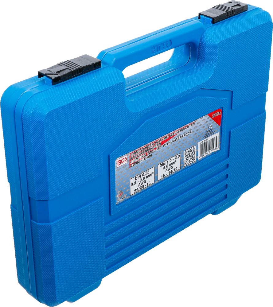 Produktbild BGS Crimpzangen Satz mit wasserdichten Steckverbindern 220 teilig bild 6