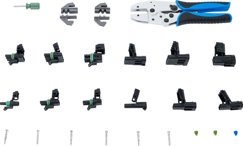 Produktbild BGS Crimpzangen Satz mit wasserdichten Steckverbindern 220 teilig bild 8