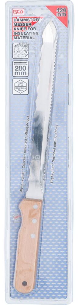 Produktbild BGS Dämmstoffmesser 420 mm Holzgriff bild 5