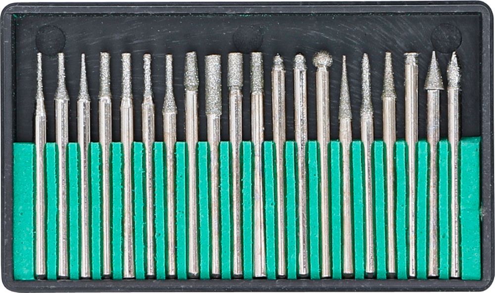 Produktbild BGS Diamant Schleif und Fräswerkzeug 20 teilig