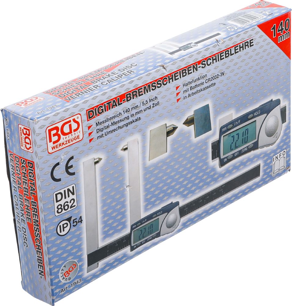 Produktbild BGS Digital Bremsscheiben Messschieber 140 mm bild 8