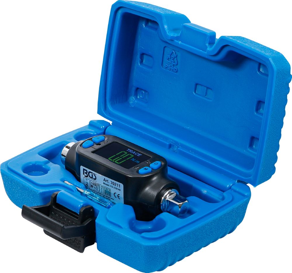 Produktbild BGS Digitaler Drehmoment Adapter 10 mm 3/8 Zoll 27 - 135 Nm bild 5