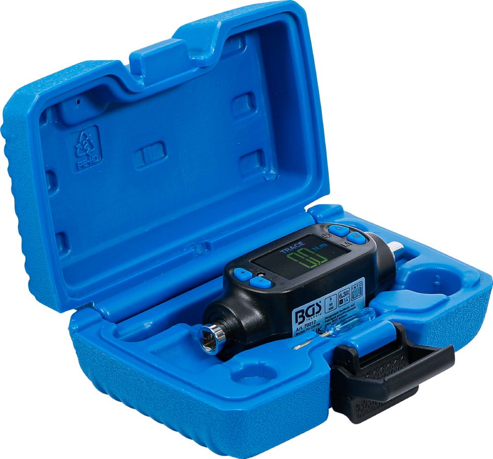 Produktbild BGS Digitaler Drehmoment Adapter 6,3 mm 1/4 Zoll 6 - 30 Nm bild 4