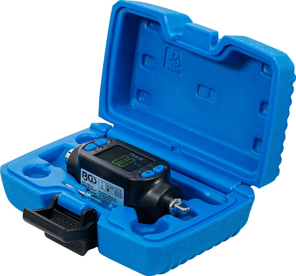 Produktbild BGS Digitaler Drehmoment Adapter 6,3 mm 1/4 Zoll 6 - 30 Nm bild 5