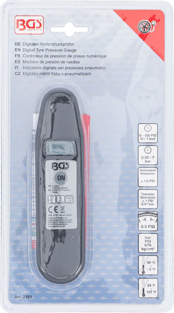 Produktbild Digitaler Reifendruckprüfer bild 6