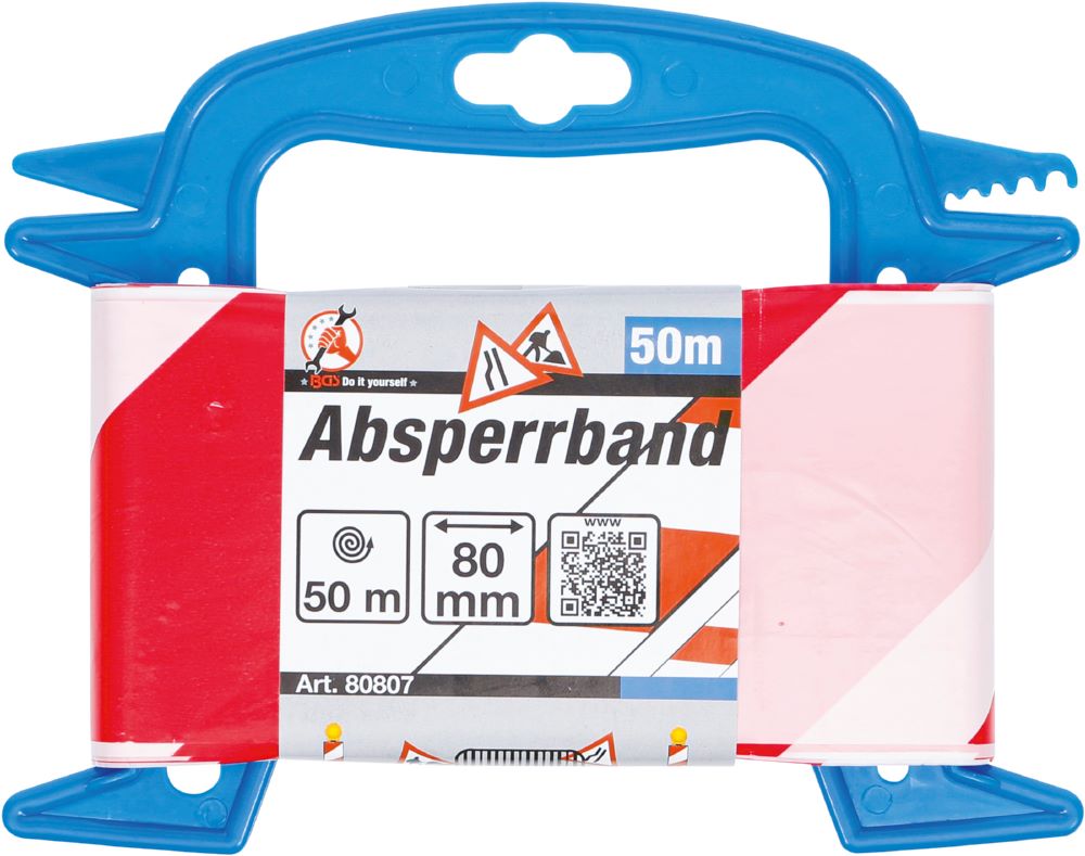 Produktbild Absperrband 80 mm x 50 meter bild 2