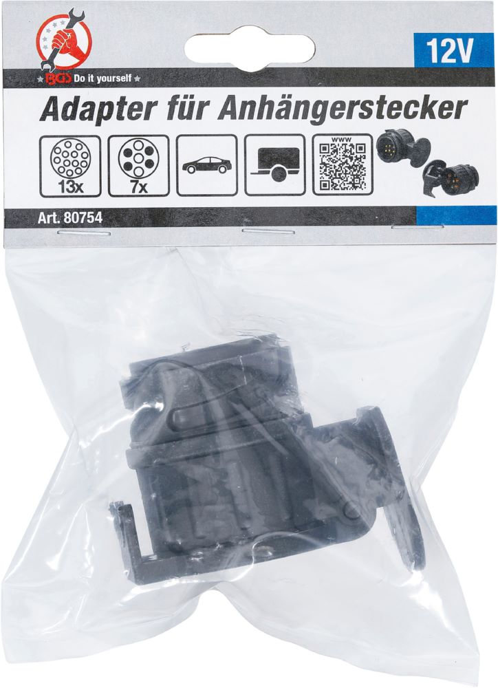 Produktbild BGS Diy Adapter für Anhängerstecker 13-polig auf 7-polig bild 4