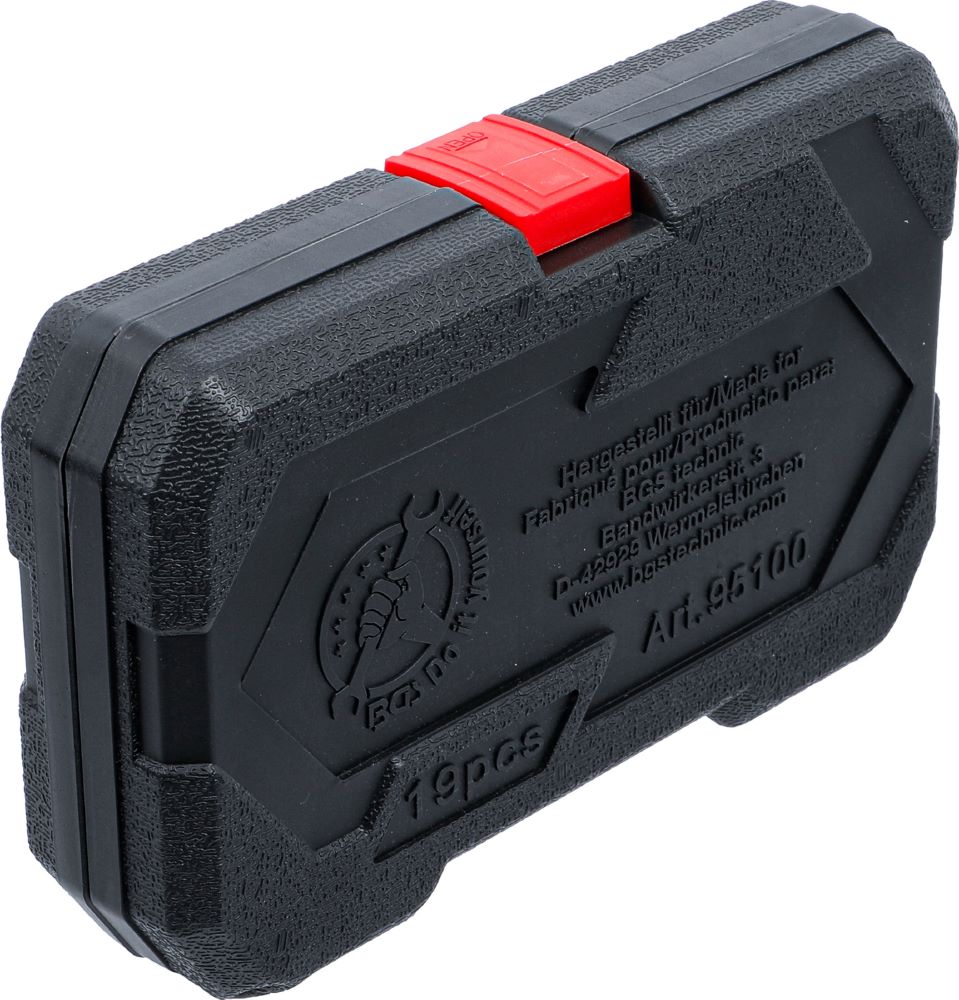 Produktbild Bit Einsatz-/Steckschlüssel Satz Antrieb Innensechskant 12,5 mm Torx 19 Teilig bild 5