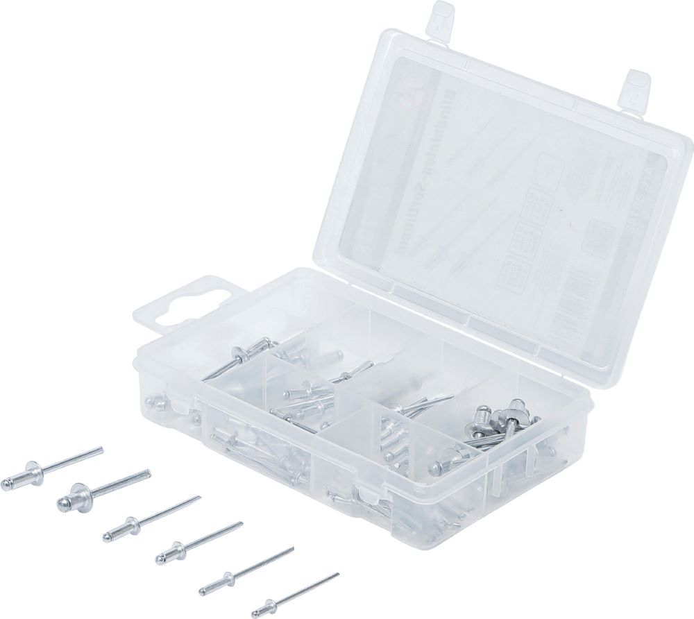 Produktbild BGS Diy Blindnieten Sortiment Durchmesser 2,4 - 4,8 mm 70 teilig