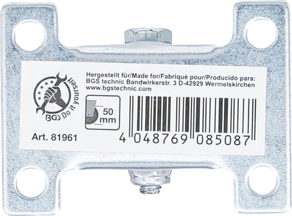 Produktbild BGS Diy Bockrolle Gummi mit Anschraubsockel Durchmesser 50 mm bild 2