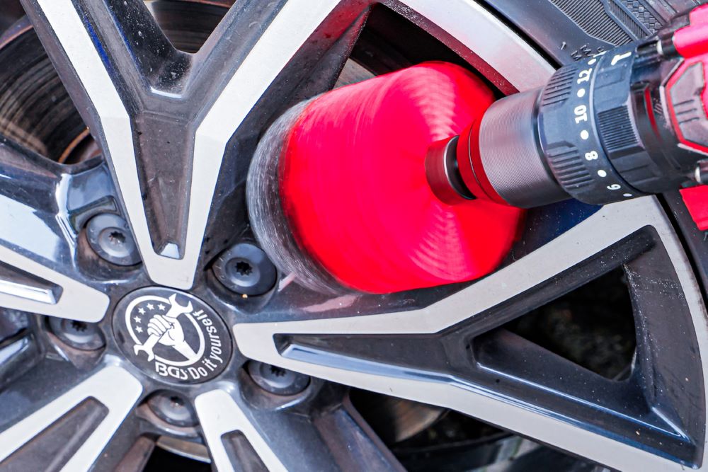 Produktbild Bürstenaufsatz Satz für Bohrmaschinen 3 teilig bild 2