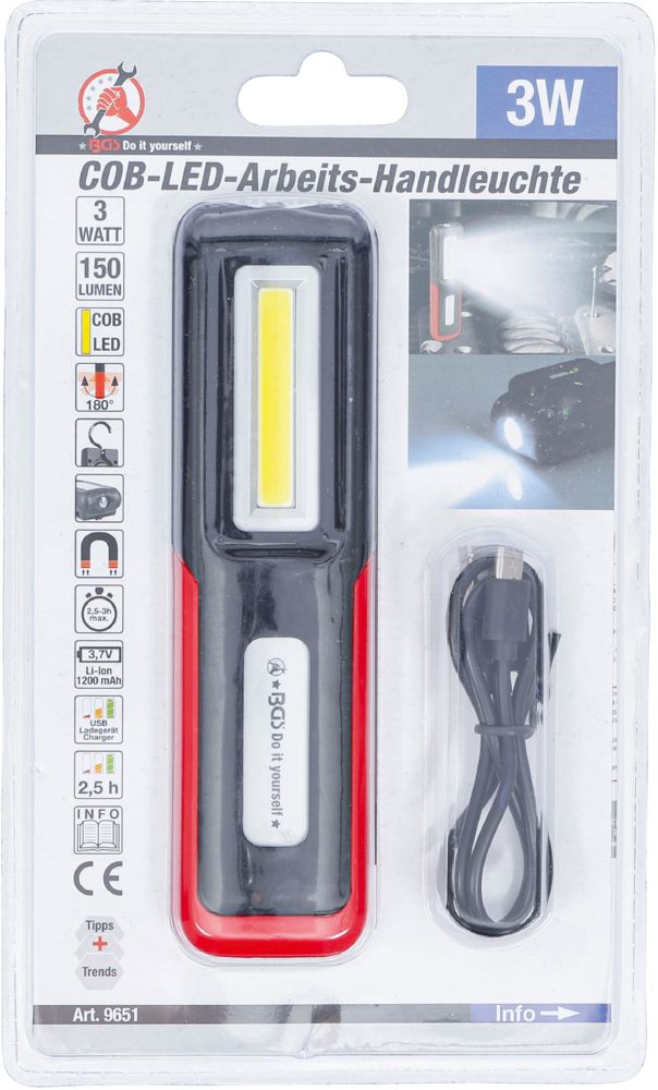 Produktbild COB-LED Arbeits Handleuchte bild 4