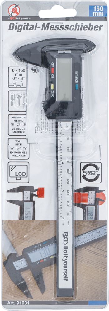 Produktbild BGS Diy Digital Messschieber 150 mm bild 4