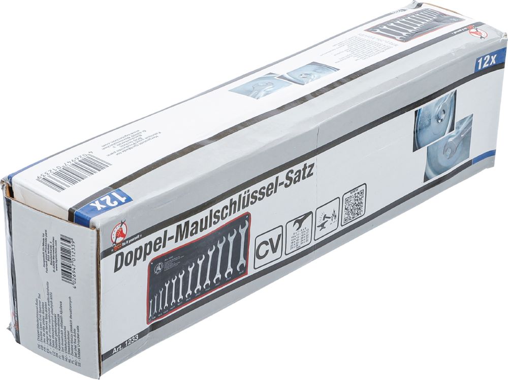 Produktbild BGS Diy Doppel Maulschlüssel Satz 6 x 7 - 30 x 32 mm 12 teilig bild 5