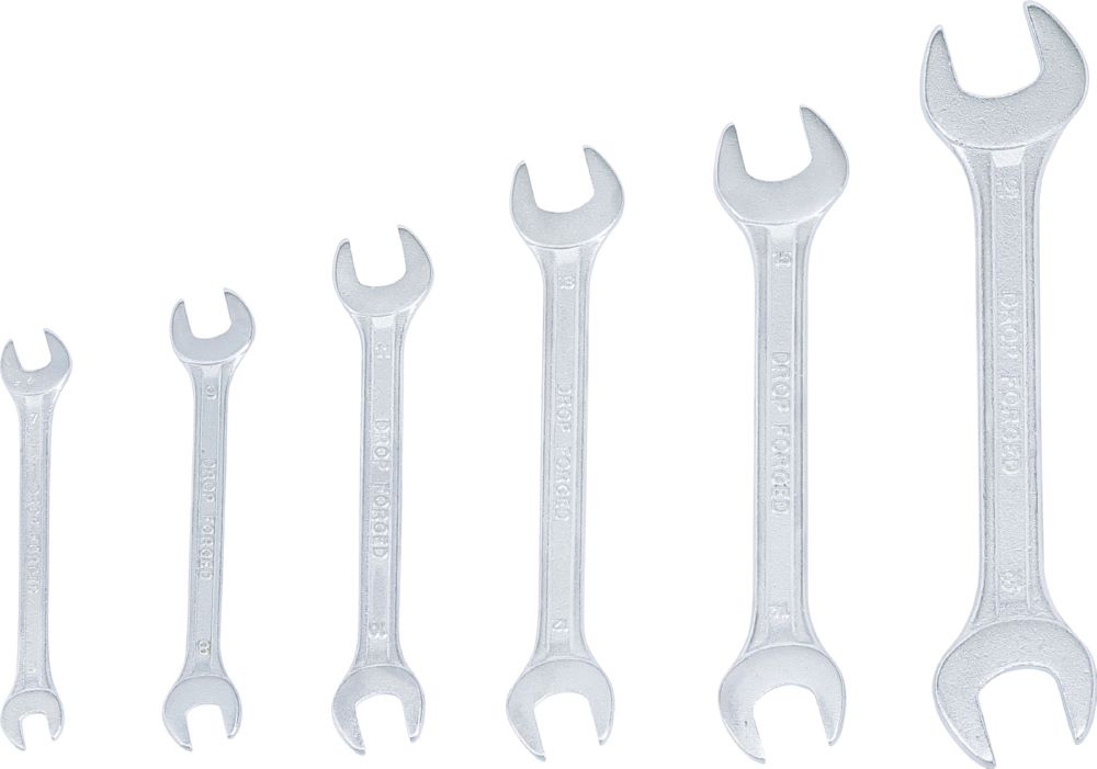 Produktbild BGS Diy Doppel Maulschlüssel Satz 6 x 7 - 18 x 19 mm 6 teilig bild 3