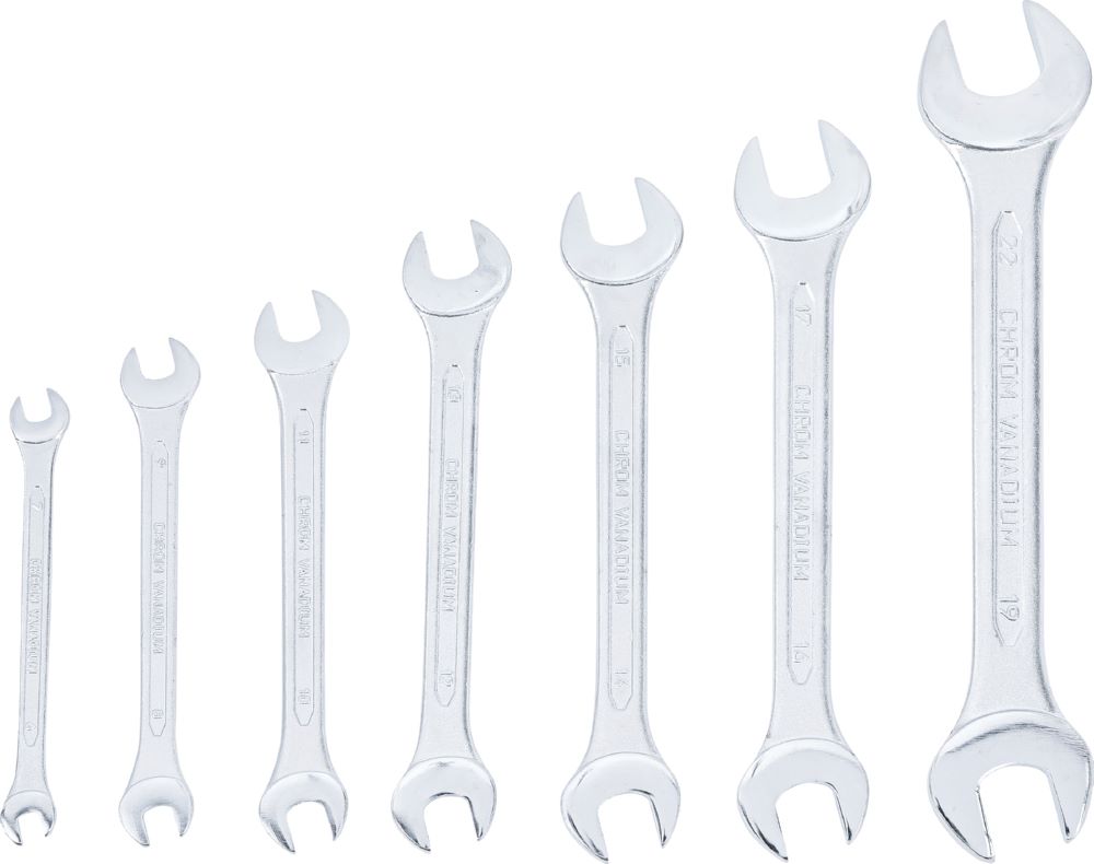 Produktbild BGS Diy Doppel Maulschlüssel Satz 6 x 7 - 19 x 22 mm 7 teilig bild 3