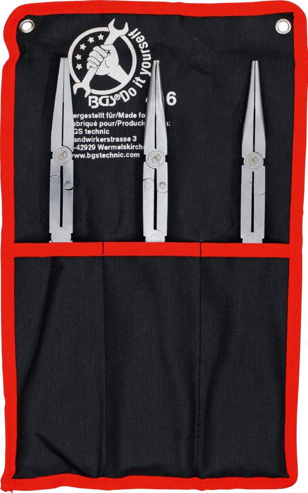 Produktbild BGS Diy Doppelgelenk Zangen Satz 3 teilig bild 5
