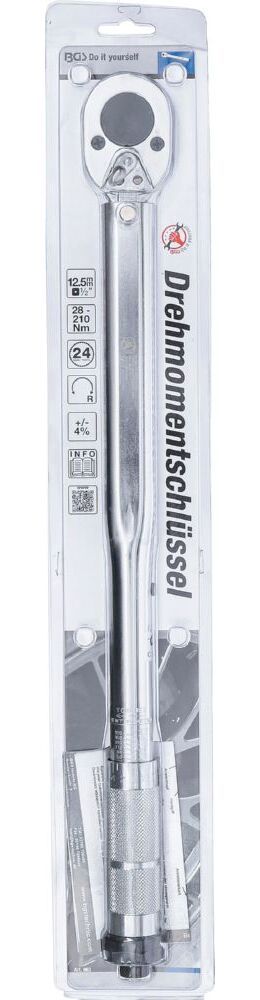 Produktbild BGS Diy Drehmomentschlüssel 28 - 210 Nm Abtrieb Außenvierkant 12,5 mm 1/2 Zoll bild 7
