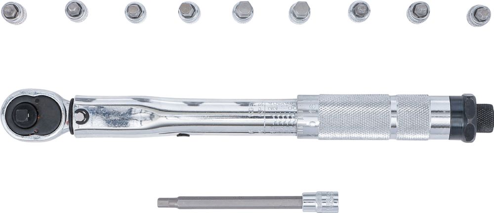 Produktbild BGS Diy Drehmomentschlüssel Satz 2 - 24 Nm Außenvierkant 6,3 mm 1/4 Zoll 11 Teilig bild 5