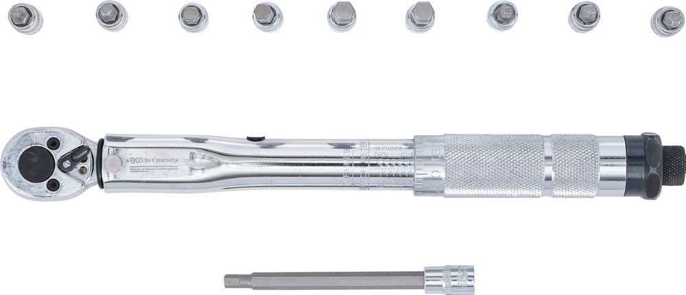 Produktbild BGS Diy Drehmomentschlüssel Satz 2 - 24 Nm Außenvierkant 6,3 mm 1/4 Zoll 11 Teilig bild 6