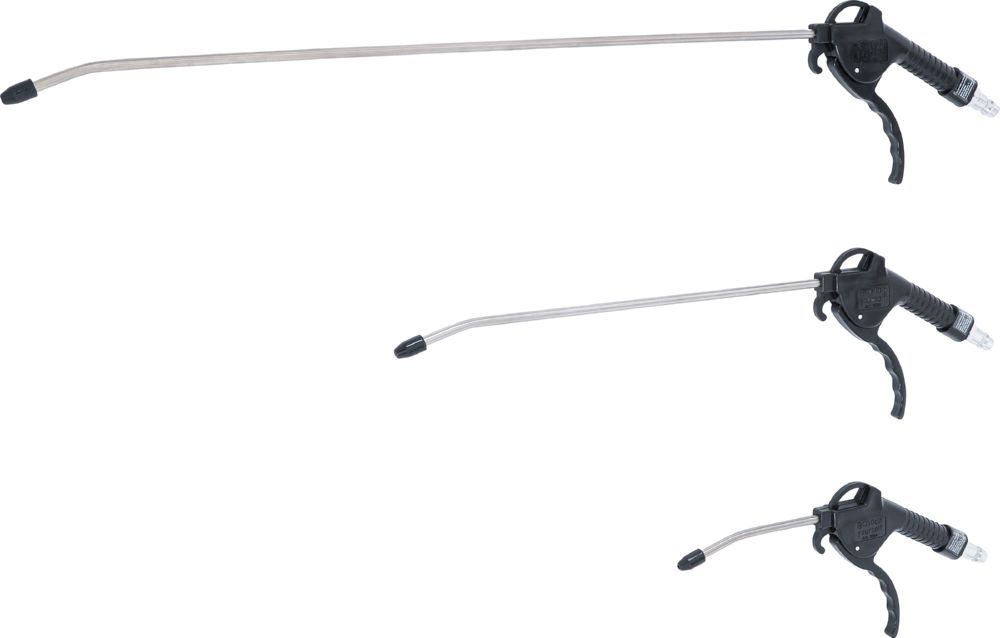 Produktbild BGS Diy Druckluft Ausblaspistolen Satz 110 / 300 / 500 mm 3 teilig bild 1