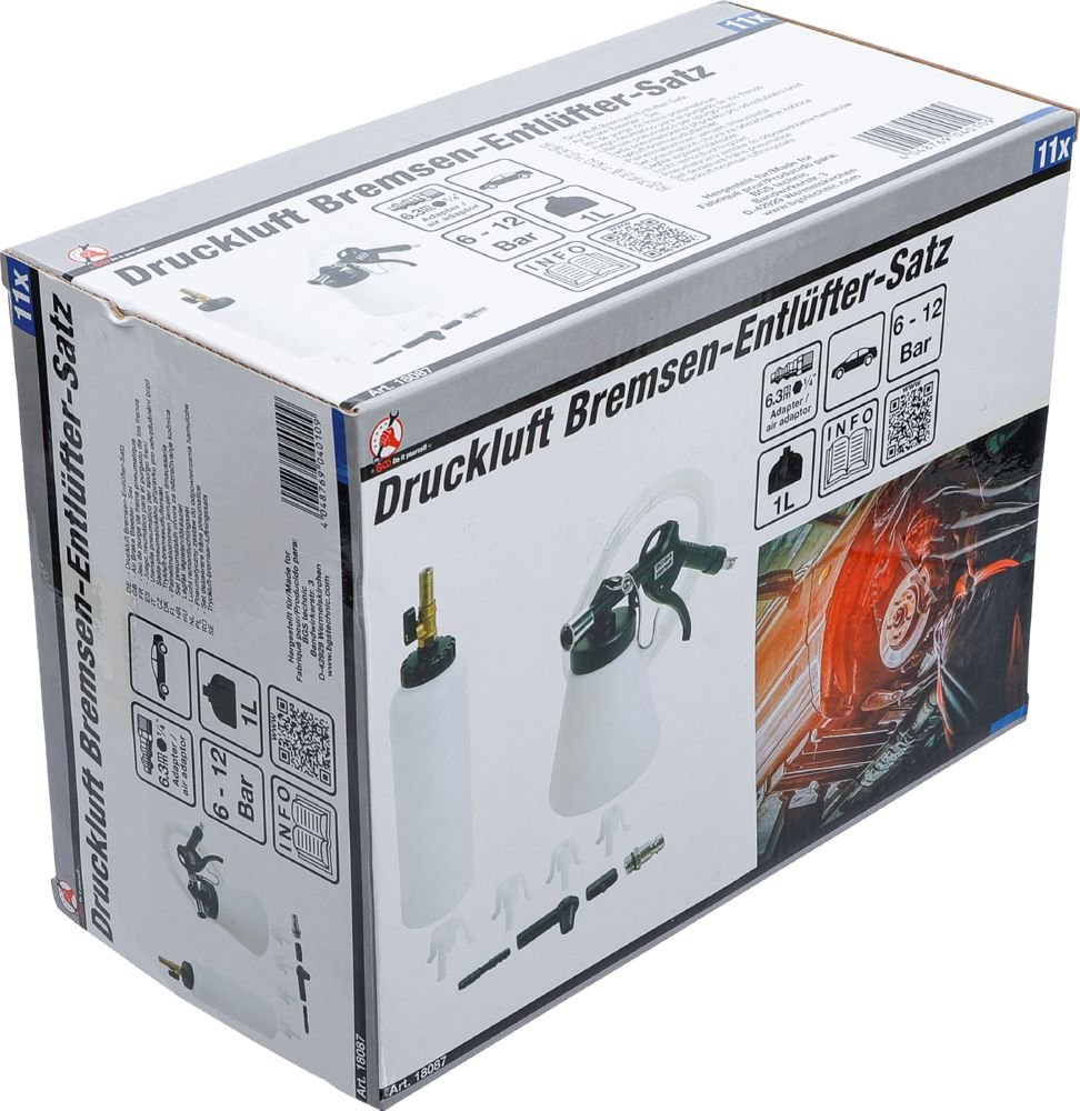 Produktbild BGS Diy Druckluft Bremsen Entlüfter Satz 11 teilig bild 3