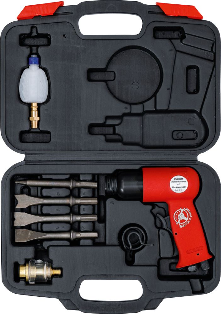 Produktbild BGS Diy Druckluft Meißelhammer mit Werkzeugsatz 8 teilig bild 5