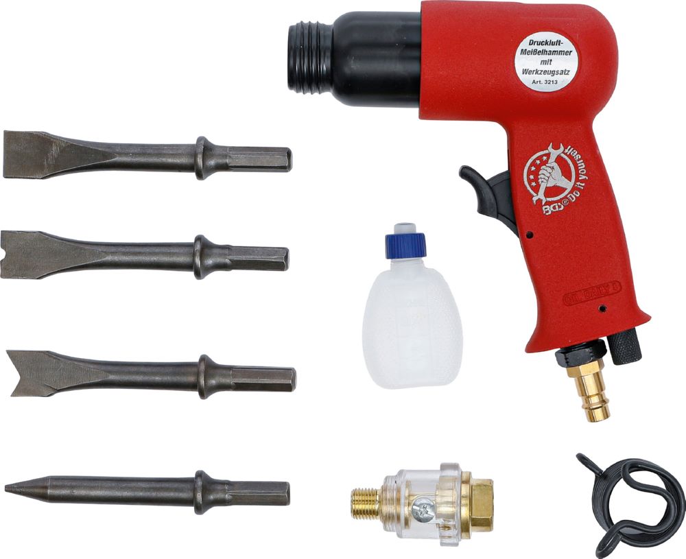 Produktbild BGS Diy Druckluft Meißelhammer mit Werkzeugsatz 8 teilig bild 8